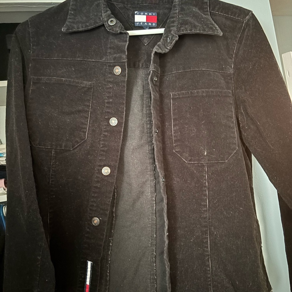 Tommy Hilfiger Black Denim Jacket for Men